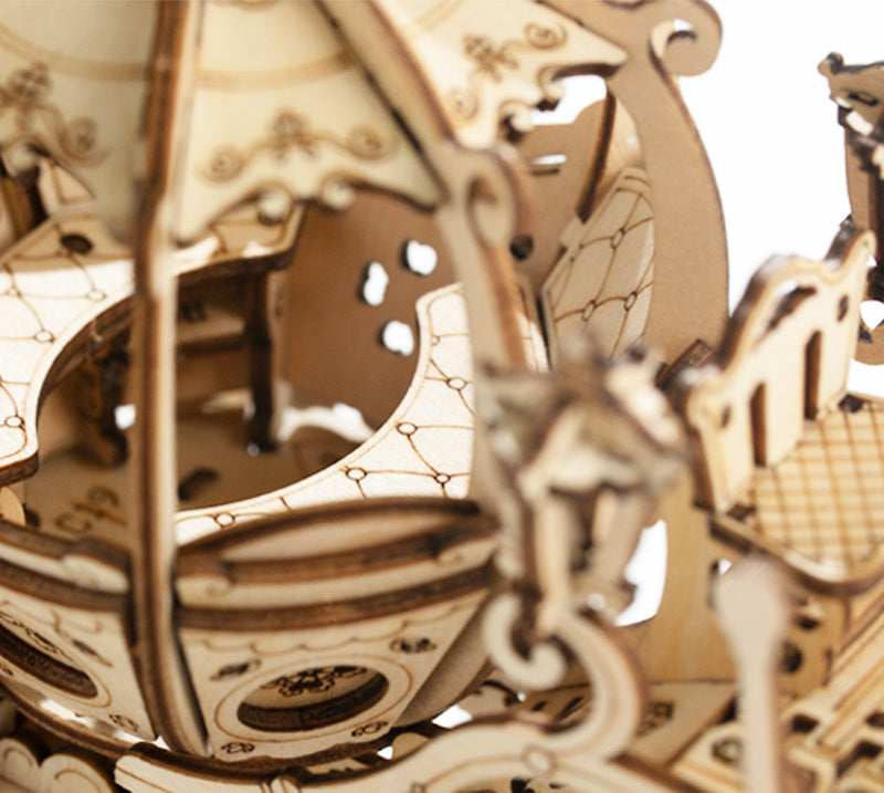 Pumpkin Cart Model 3D Wooden Puzzle