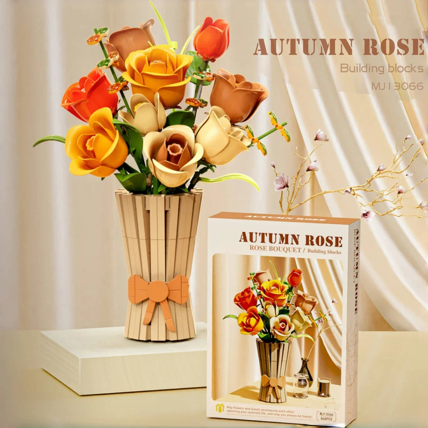 Flower Pot Building Blocks Flower Assembly Toys