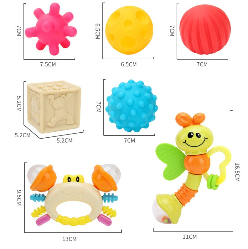 Baby soft embossed building blocks