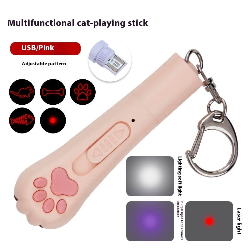 GlowPaws: Mini pet tracker toy.