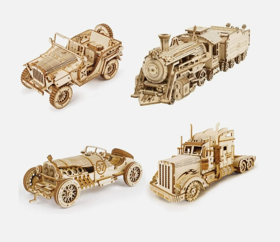 Car Model Series DIY Model Mechanical Kits Xmas