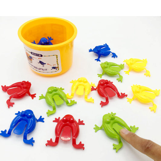 12 PCs Bouncing Frogs - Classic fun, Modern learning.