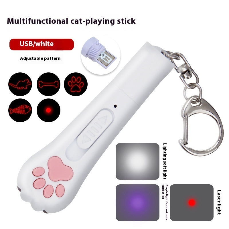 GlowPaws: Mini pet tracker toy.