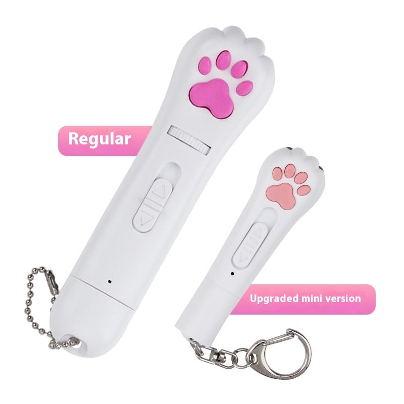 GlowPaws: Mini pet tracker toy.