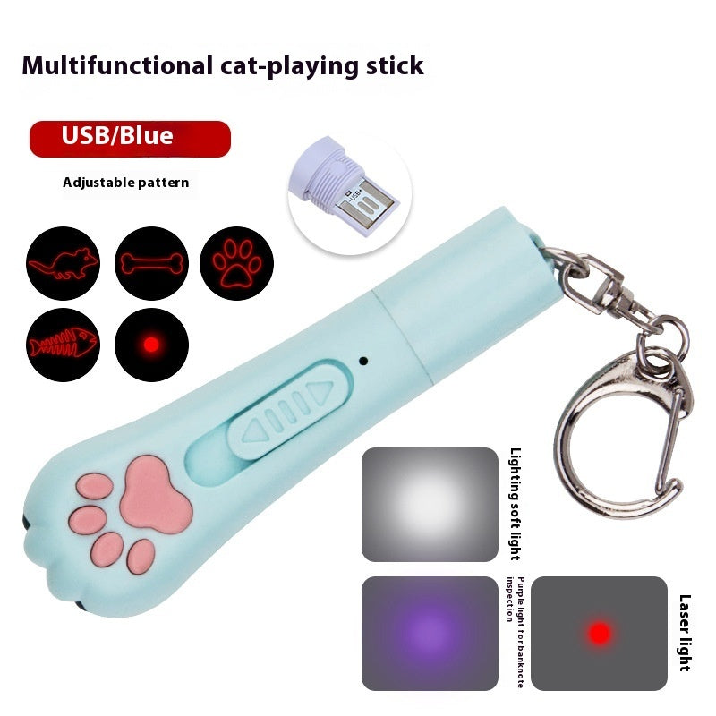 GlowPaws: Mini pet tracker toy.