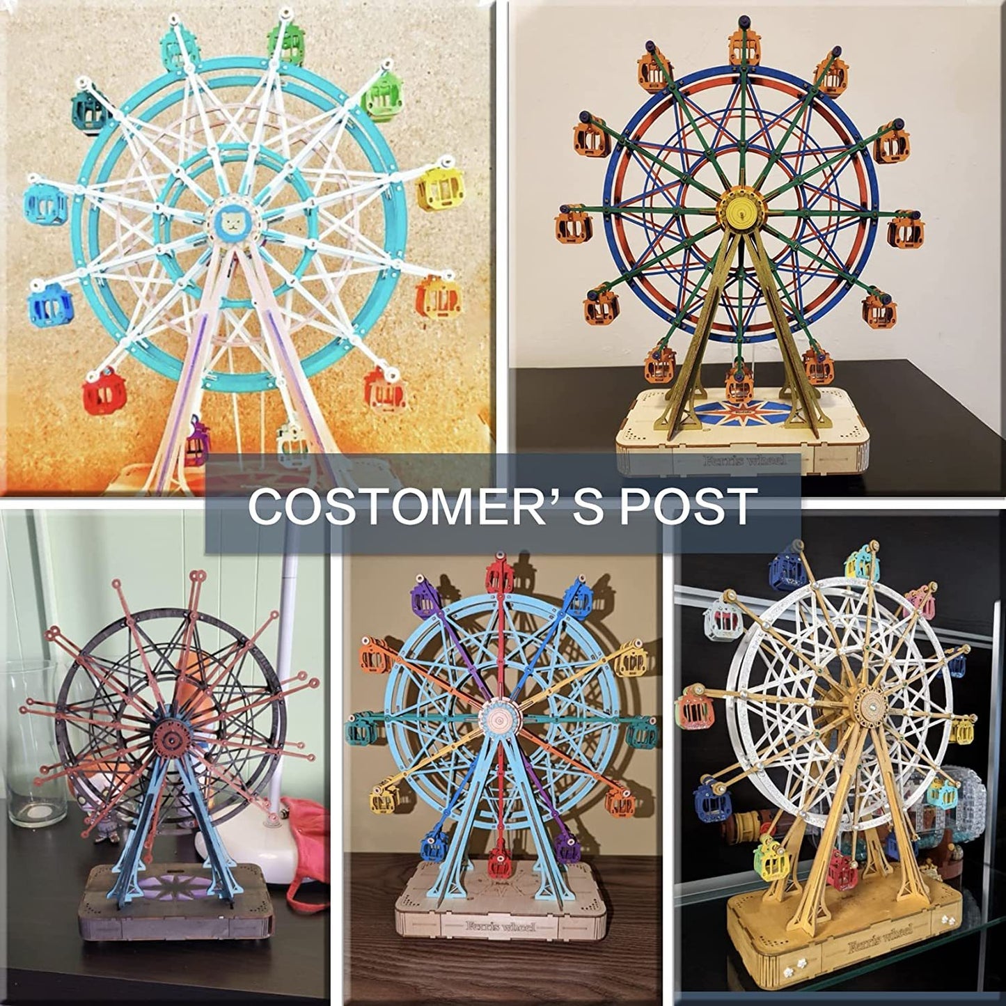 Ferris Wheel Music Box – Buildable Puzzle Kit