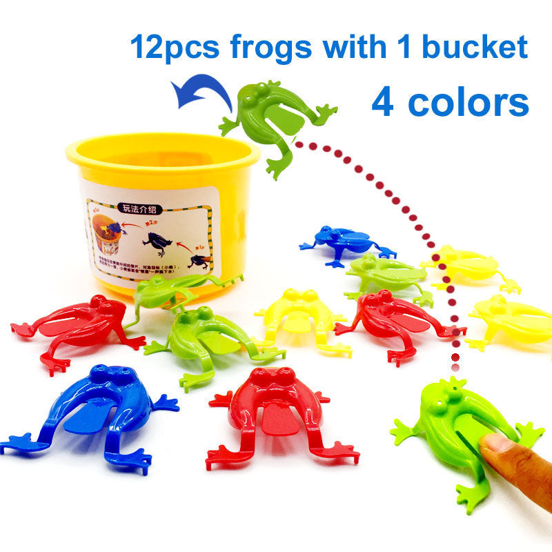 12 PCs Bouncing Frogs - Classic fun, Modern learning.