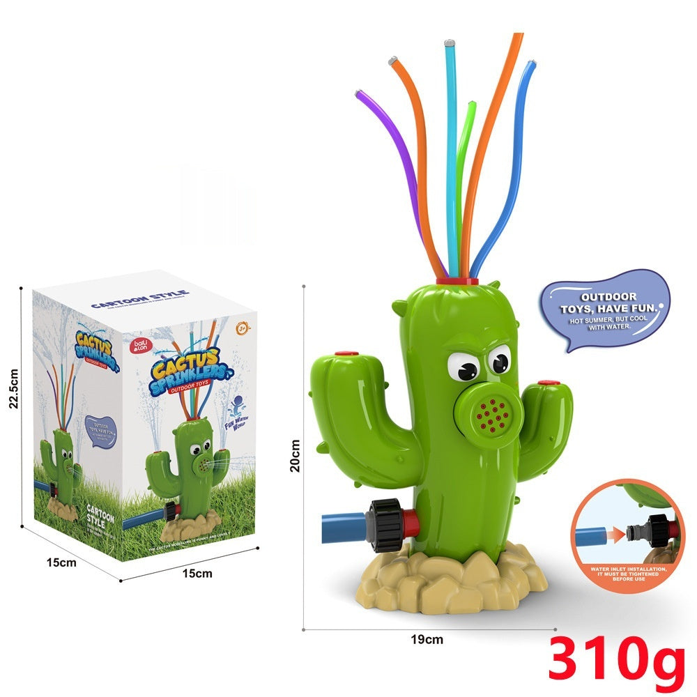 Outdoor Water Spray Cactus Water Toys