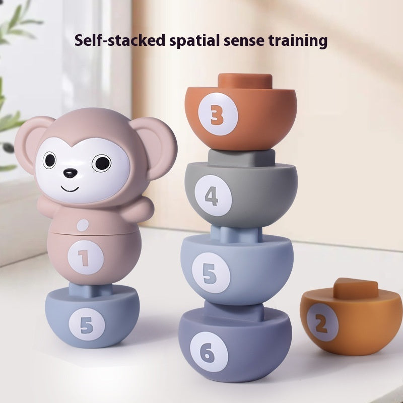 Baby Pile Jenga Bowling  Educational Building Blocks 0-3 years