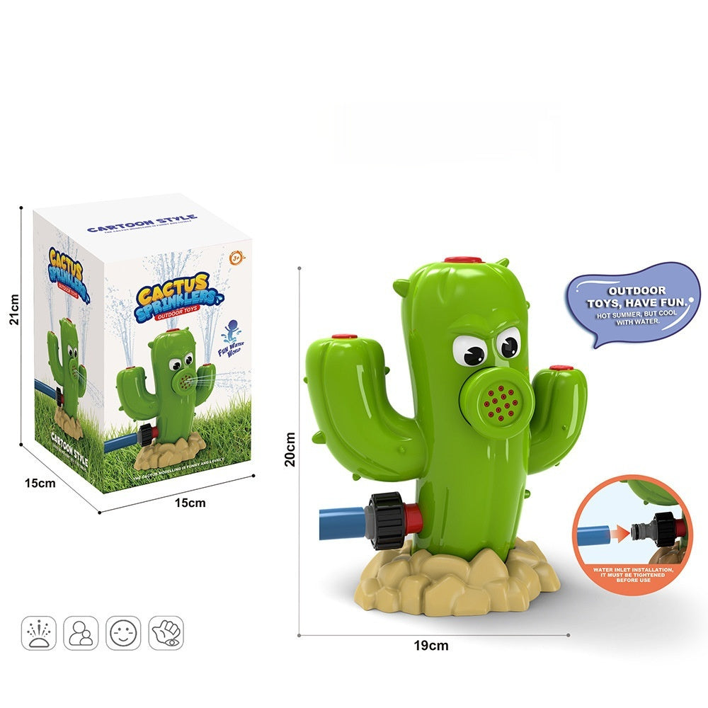 Outdoor Water Spray Cactus Water Toys