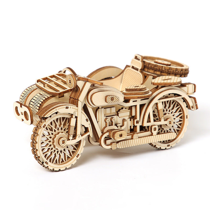 Profile picture of three wheel motorbike wooden puzzle 