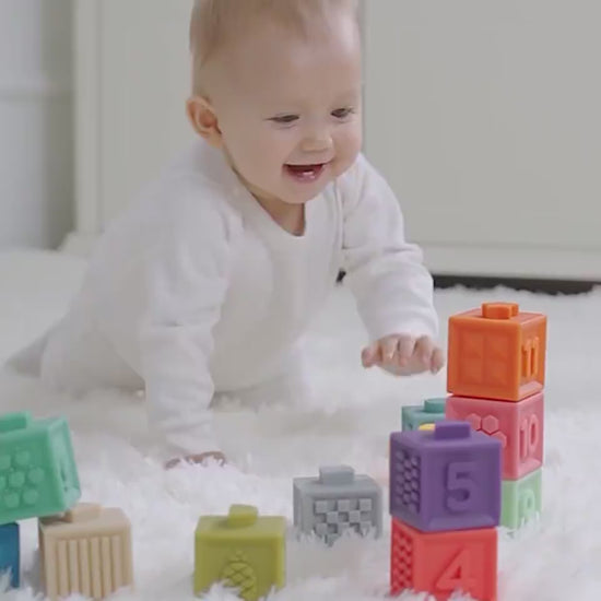 Baby Toys Grasp Ball Sensory Toys Building Silicon